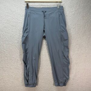 Athleta Trekkie North Jogger Pants Lightweight Drawstring Gray Size‎ 2